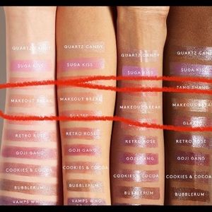 Fenty Beauty Sheer Shiny Lipstick Swatches